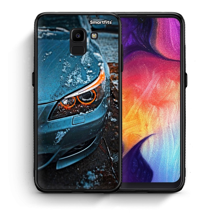Bmw E60 - Husa Samsung Galaxy J6, Smartfits, Multicolor