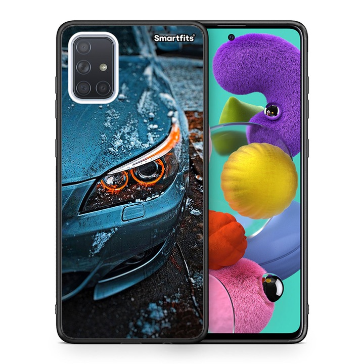 Bmw E60 - Husa Samsung Galaxy A51, Smartfits, Multicolor