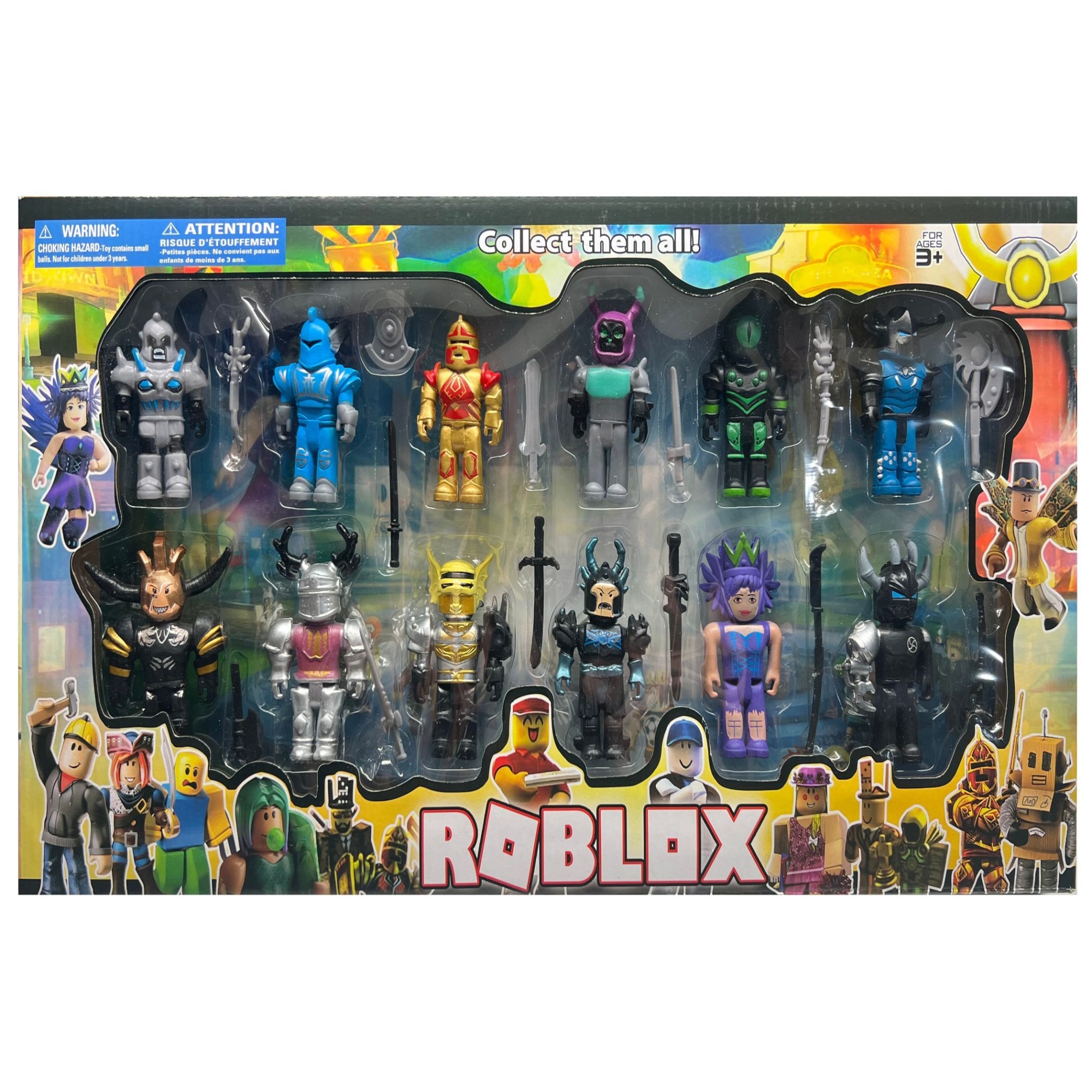 Set 12 figurine Roblox cu accesorii, multicolor, 8 cm - eMAG.ro