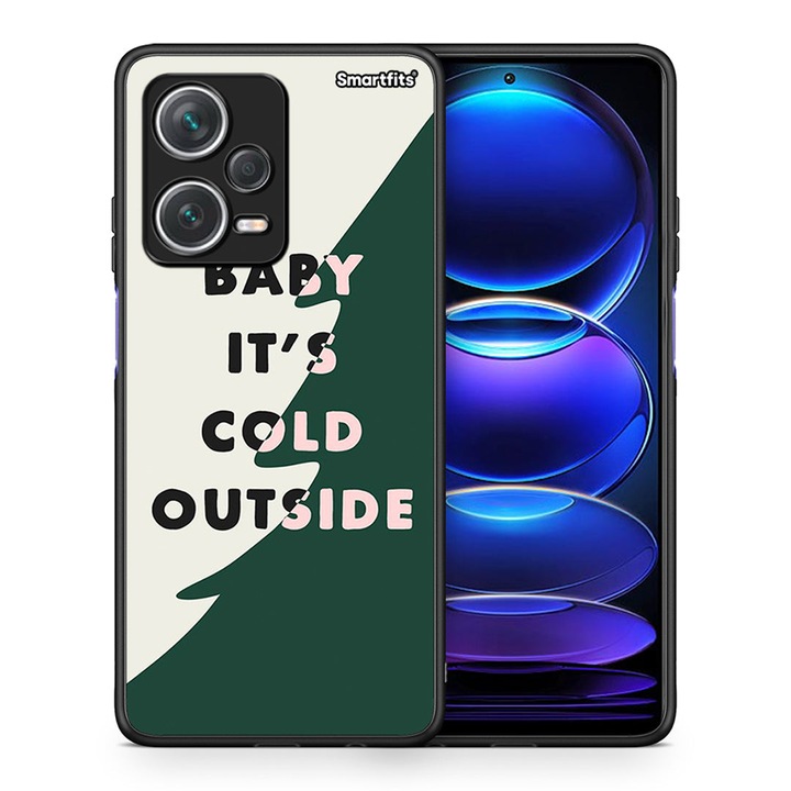 Husa compatibila cu Xiaomi Redmi Note 12 Pro+/12 Pro Discovery, Smartfits, Model Cold Outside