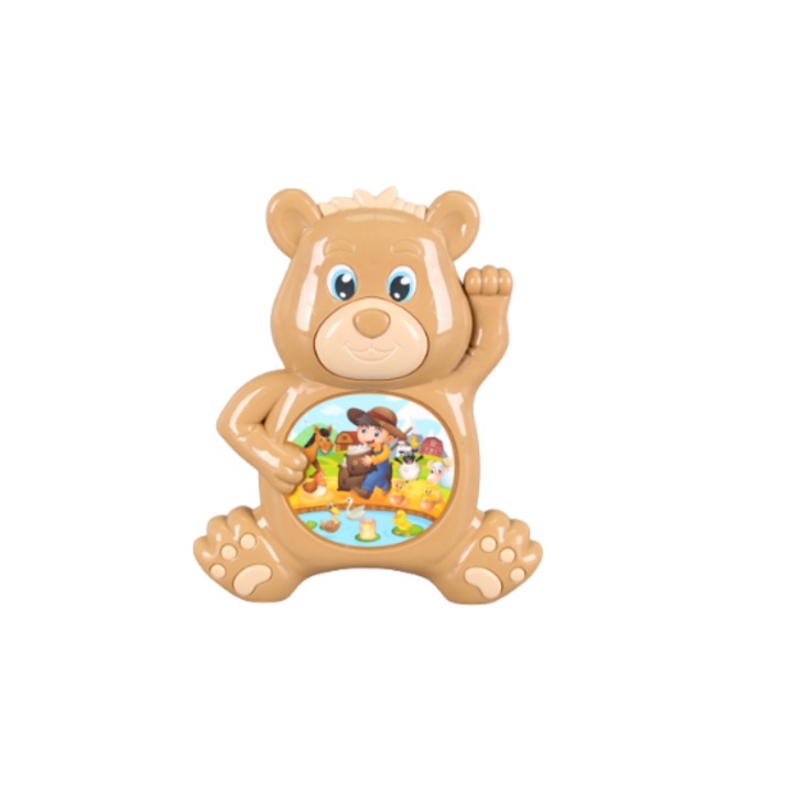 Jucarie interactiva, Ursuletul touch me, cu sunete de animalute