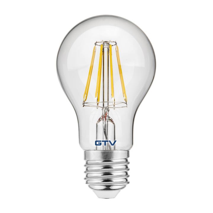 LED крушка, икономична, E27, 8 W, 880 лумена, топла светлина-3000k