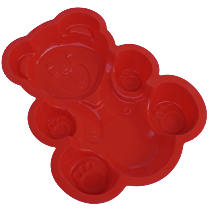 Forma de copt pentru prajituri din silicon, model ursulet 20.5 cm