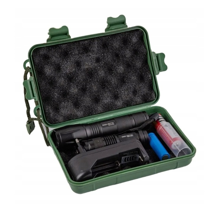 Комплект от 2 LED фенера Maxsell, пластмаса, черни