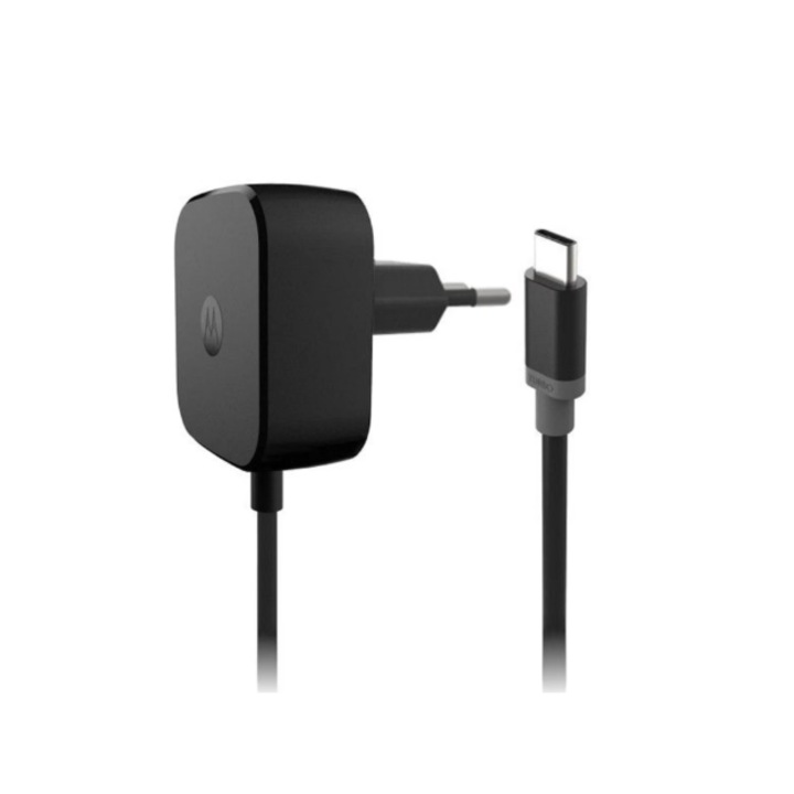 Incarcator Motorola 3A-SPN5915A, Type-C, 1m, Negru