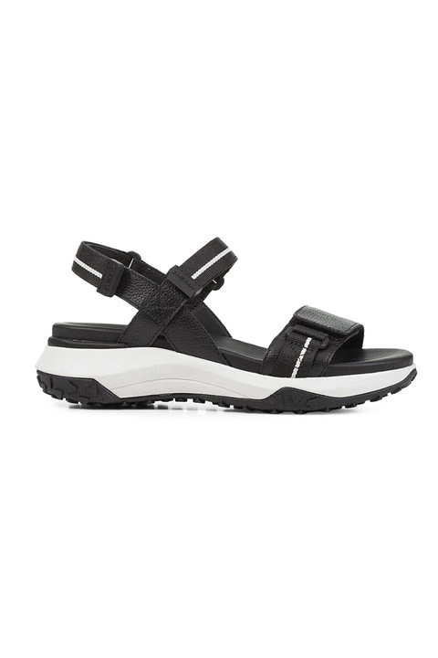 Geox, Sandale cu velcro Sorapis, Negru