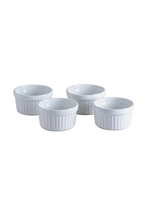 Mason Cash Set de vase ramekin albe Classic - 4 piese