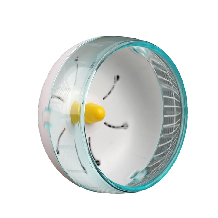 Колело за упражнения за хамстер, Пластмасово, Синьо