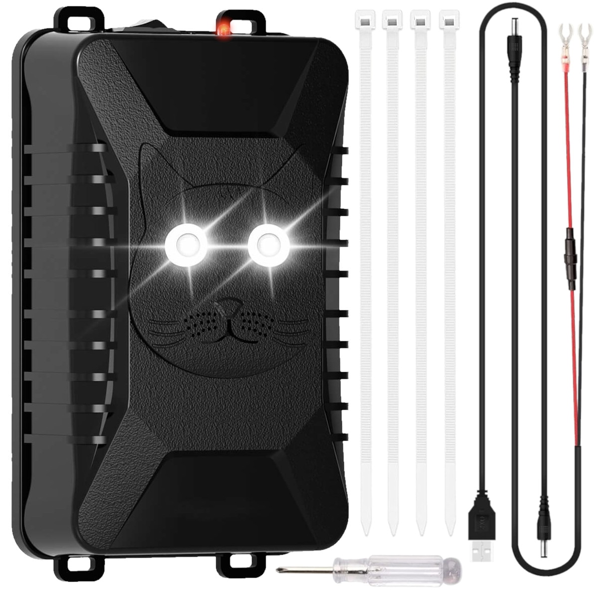 Mary DAI Store]12V Prevent New Car Vehicle Anti-Rat Rat Car Engine Compartment Ultrasonic Repeller Electronic I274684655