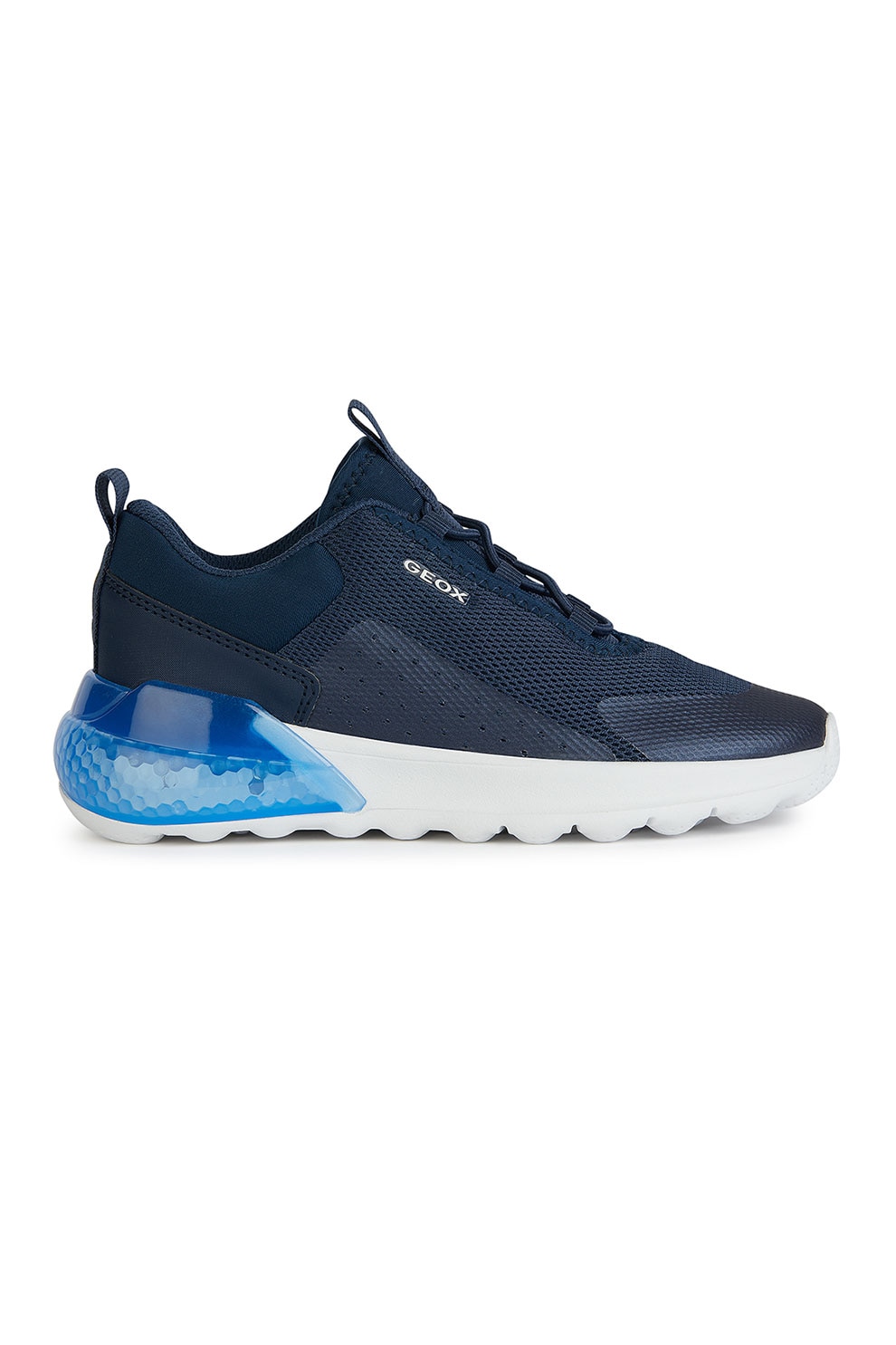 Geox, Pantofi sport Activart usori din plasa cu lumini led, Bleumarin, 24 EU