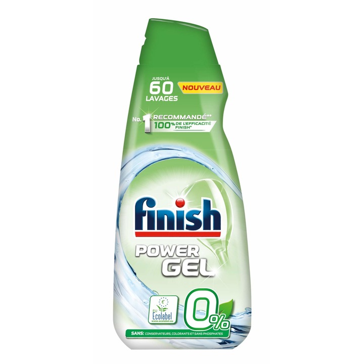 Mosogatógél, FINISH, Power Gel, 900 ml