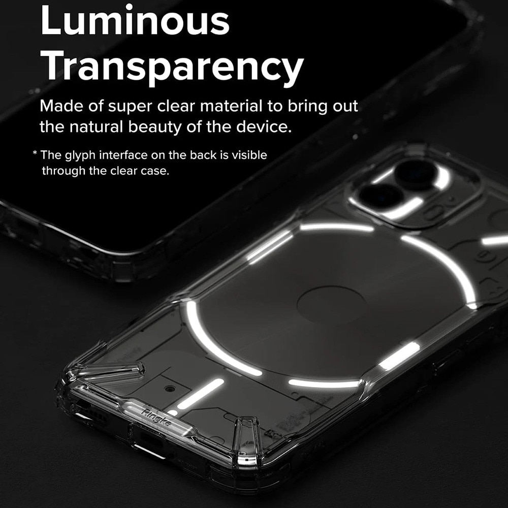 Husa pentru Nothing Phone (2), din Policarbonat, Ringke, Culoare Transparenta