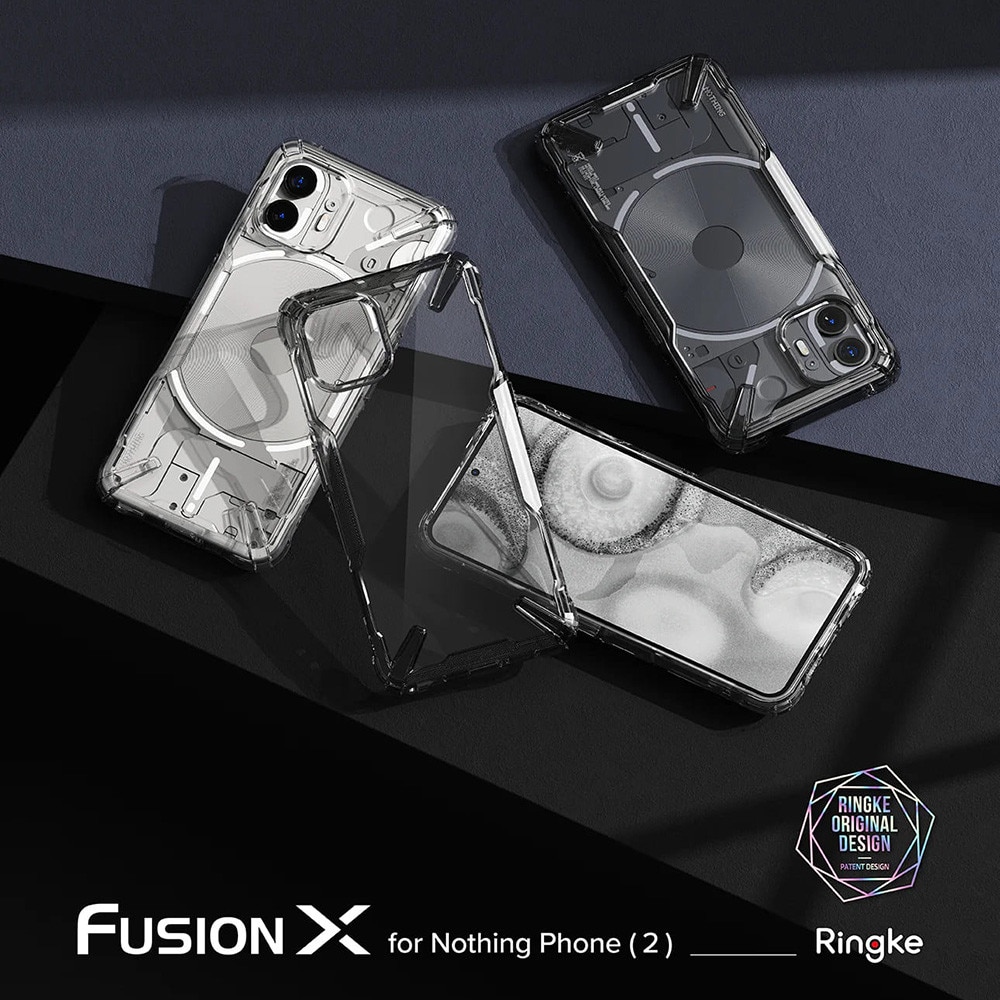 Husa pentru Nothing Phone (2), din Policarbonat, Ringke, Culoare Transparenta