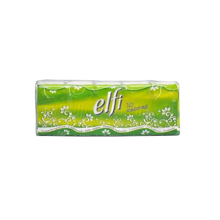 Servetele nazale, Elfi, 10 pachete cu 10 bucati