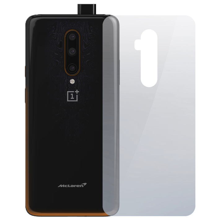 Back Shield филм, съвместим с OnePlus 7T Pro 5G McLaren, Защита на гърба, Хидрогел в 3 слоя, Анти-пожълтяване, Анти-UV, Регенерируем, Анти-шок, Лесен монтаж