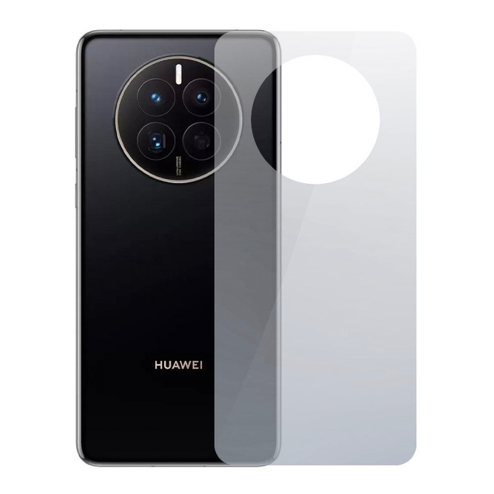 Фолио Back Shield, съвместимо с Huawei Mate 50, Защита на гърба, Хидрогел в 3 слоя, Анти-пожълтяване, Анти-UV, Регенерируем, Анти-шок, Лесен монтаж