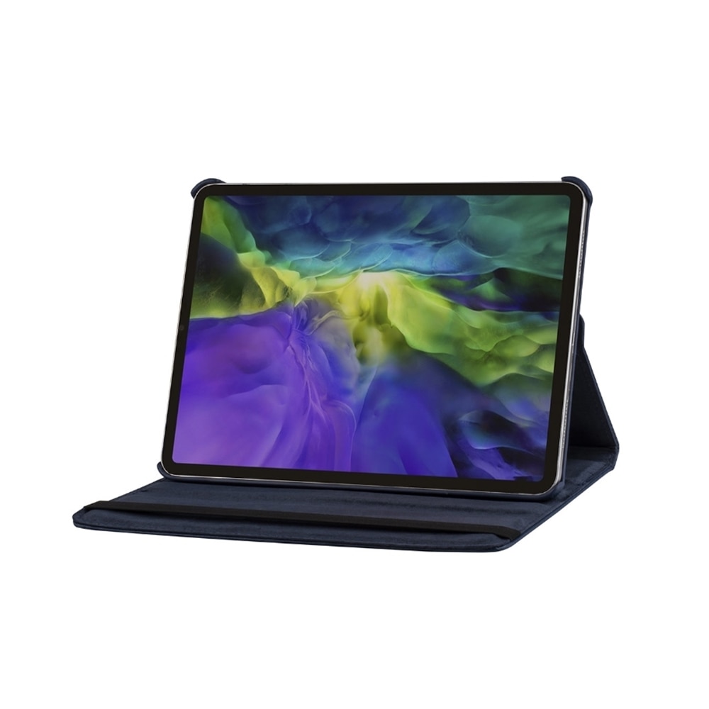 Tablete iPad Pro 11 (2020) / iPad Pro 11 (2021) - husa albastra din piele