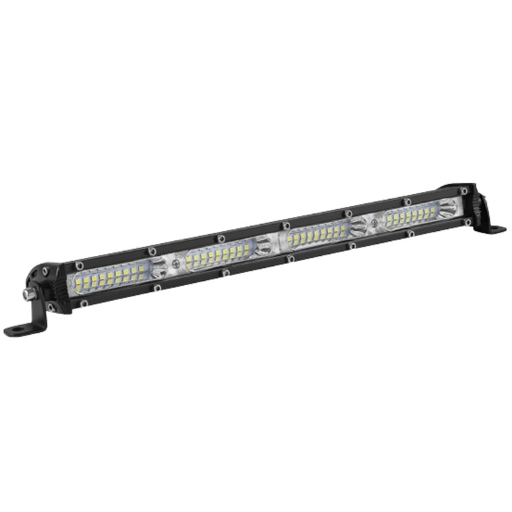 Pod de lumina LED auto, Segex, far de lucru 33.2 cm 108 W, 36 LED-uri, 12/24V, IP67, Negru