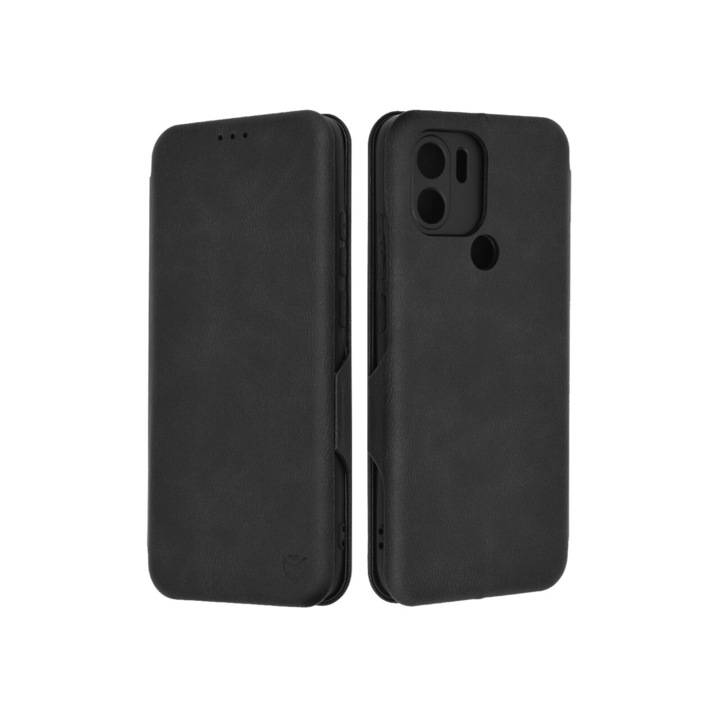 Husa pentru Xiaomi Redmi A2+ / A1+, Techsuit, Safe Wallet Plus, Neagra