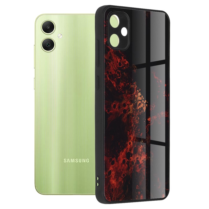 Кейс за Samsung Galaxy A05, Glaze Series, Z230, Red Nebula