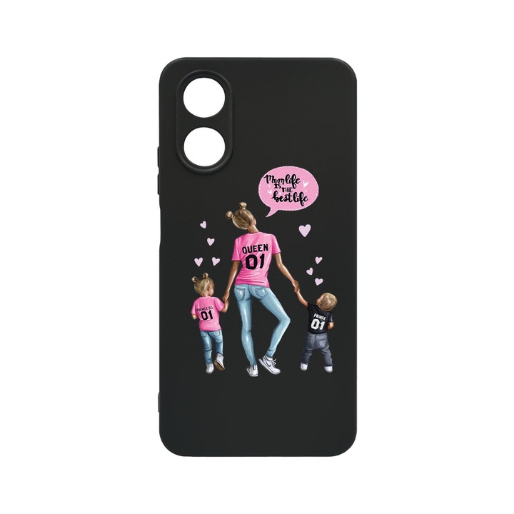 Силиконов калъф BestCase за Honor X5 Plus, Mom Life Boy And Girl, Camera Protection, c-B 557