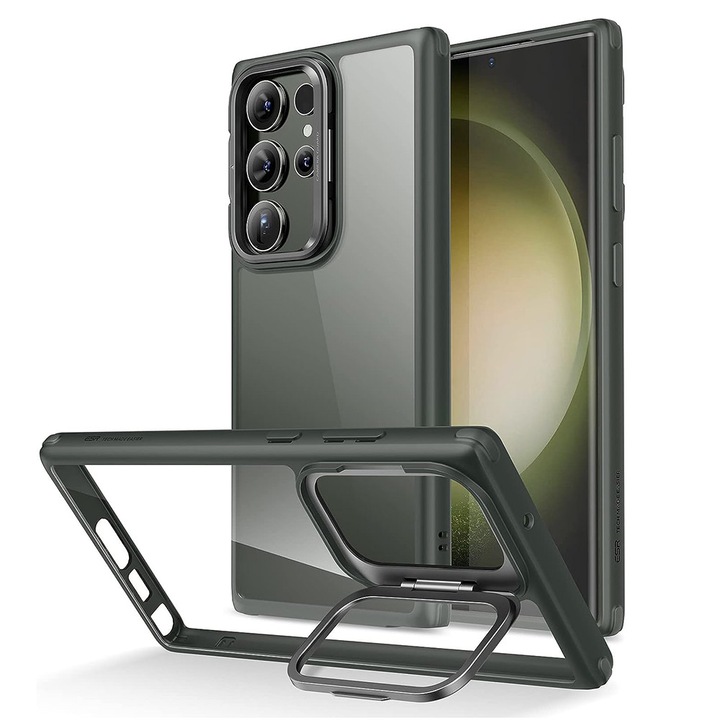 Husa pentru Samsung Galaxy S23 Ultra, din Acril, Danex, Culoare Verde