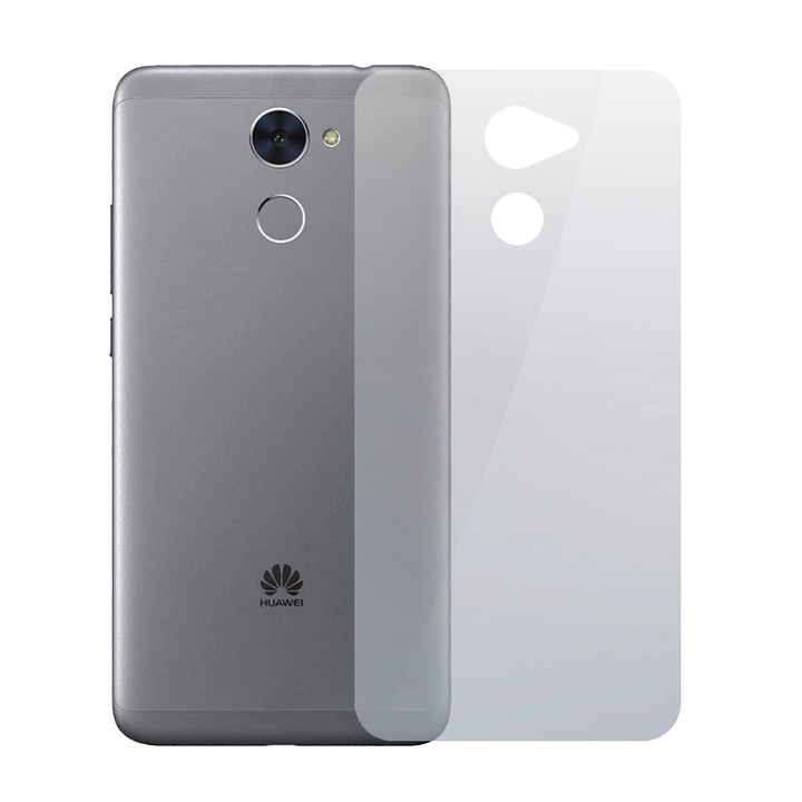 Huawei Y7 Prime (2017) termékkel kompatibilis Back Shield fólia, Hátvédelem, 3 rétegű hidrogél, sárgásgátló, UV-ellenes, regenerálható, ütésálló, egyszerű telepítés