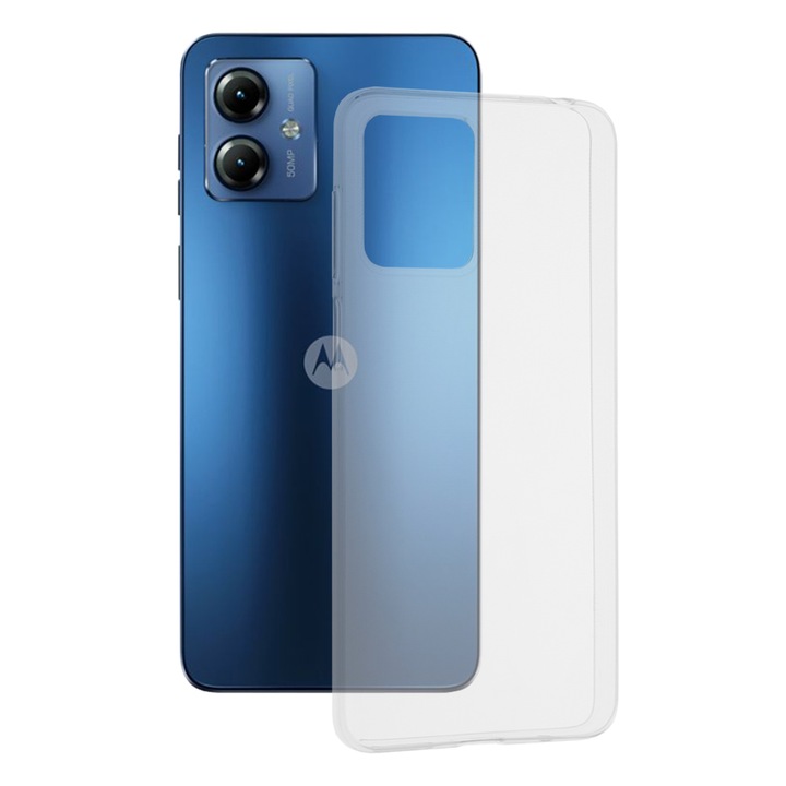Калъф за Motorola Moto G14 - Techsuit Clear Silicone - Transparent