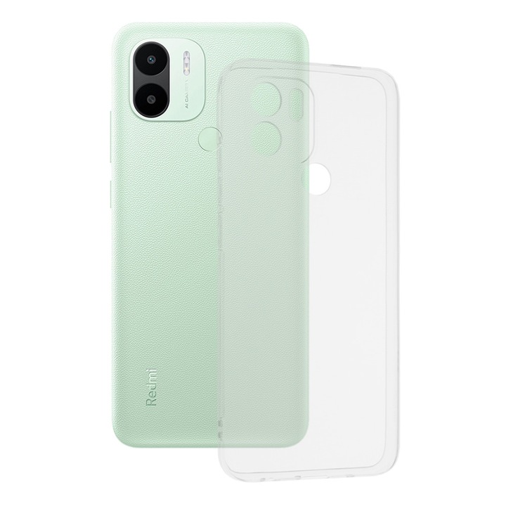 Калъф за Xiaomi Redmi A2+ / A1+, Techsuit, Прозрачен, Прозрачен
