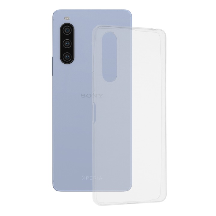 Калъф fixGuard Clear Silicone Silicone за Sony Xperia 10 V, Clear