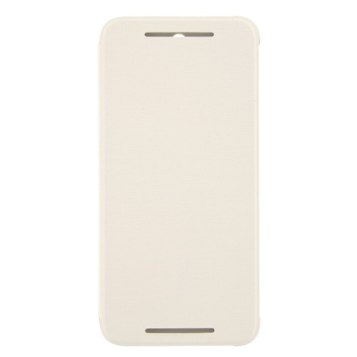 Кейс за HTC One E8, Flip Cover HC V980, L977, бял