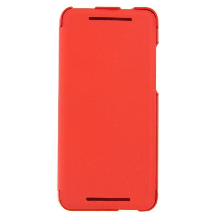 Капак за HTC One mini, Flip Case HC V851, L974, Червен