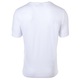 Fila, Set de tricouri cu decolteu la baza gatului si logo discret - 2 piese, Alb/Negru stins