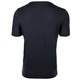 Fila, Set de tricouri cu decolteu la baza gatului si logo discret - 2 piese, Alb/Negru stins