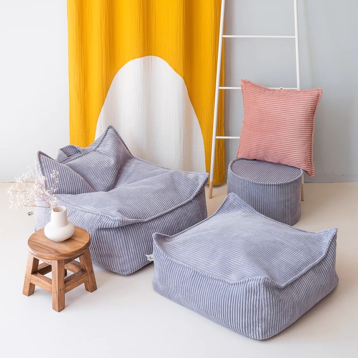 Fotoliu, Puf, Beanbag, Bleumarin