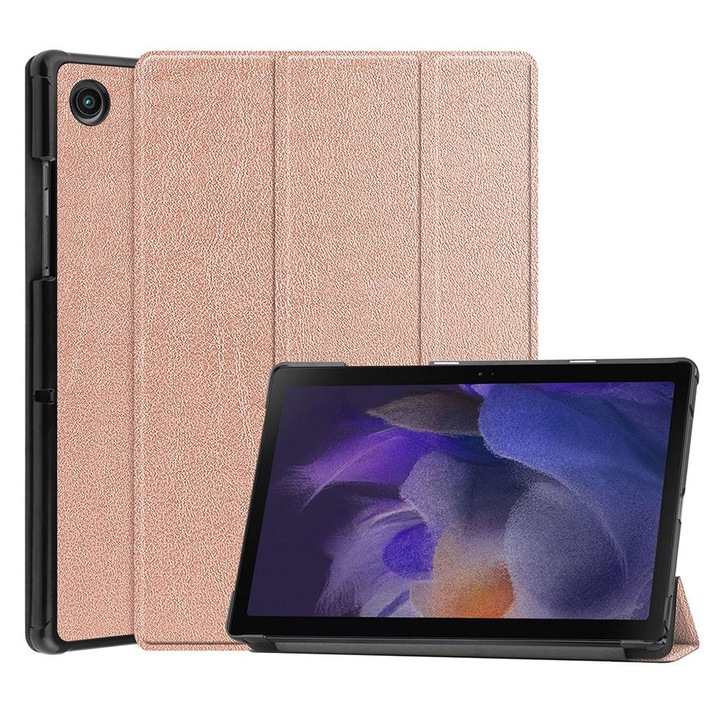 Husa Protectie pentru Samsung Galaxy Tab A8 10.5 2021, SoL Grip, F75, Nanotextil, Golden Rose