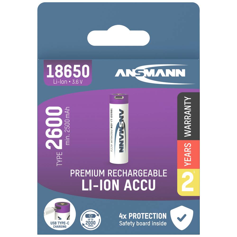 Ansmann 1700-0077 Cavo Micro USB 2m - Ricarica Veloce E Sincronizzazione Dati - Alluminio E TPE, Robusto E Compatibile Universale
