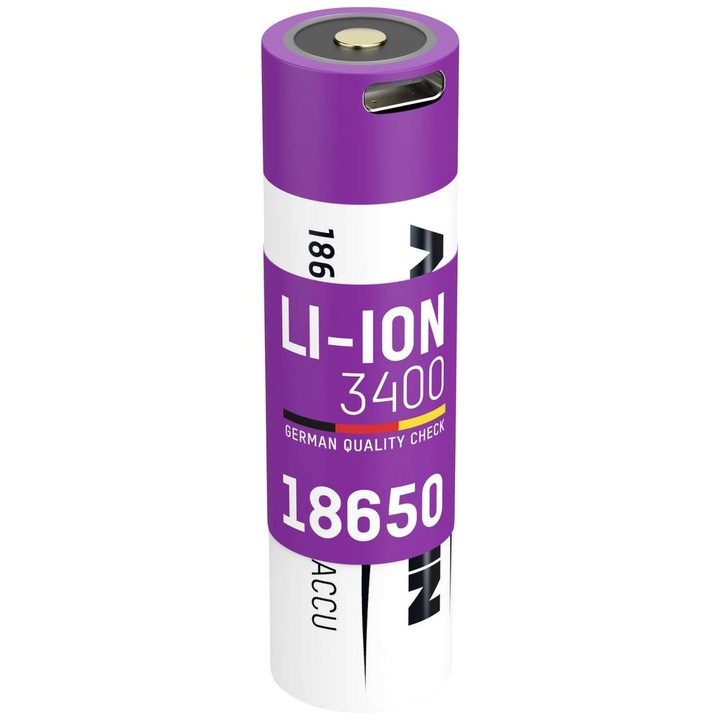 Батерия с USB-C Ansmann 18650 Li-ion 3.7 V 3400 mAh