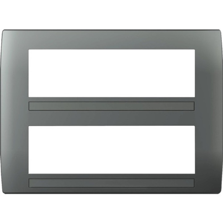 Rama Aparataje Tem Soft 2x7 Module, Antracit