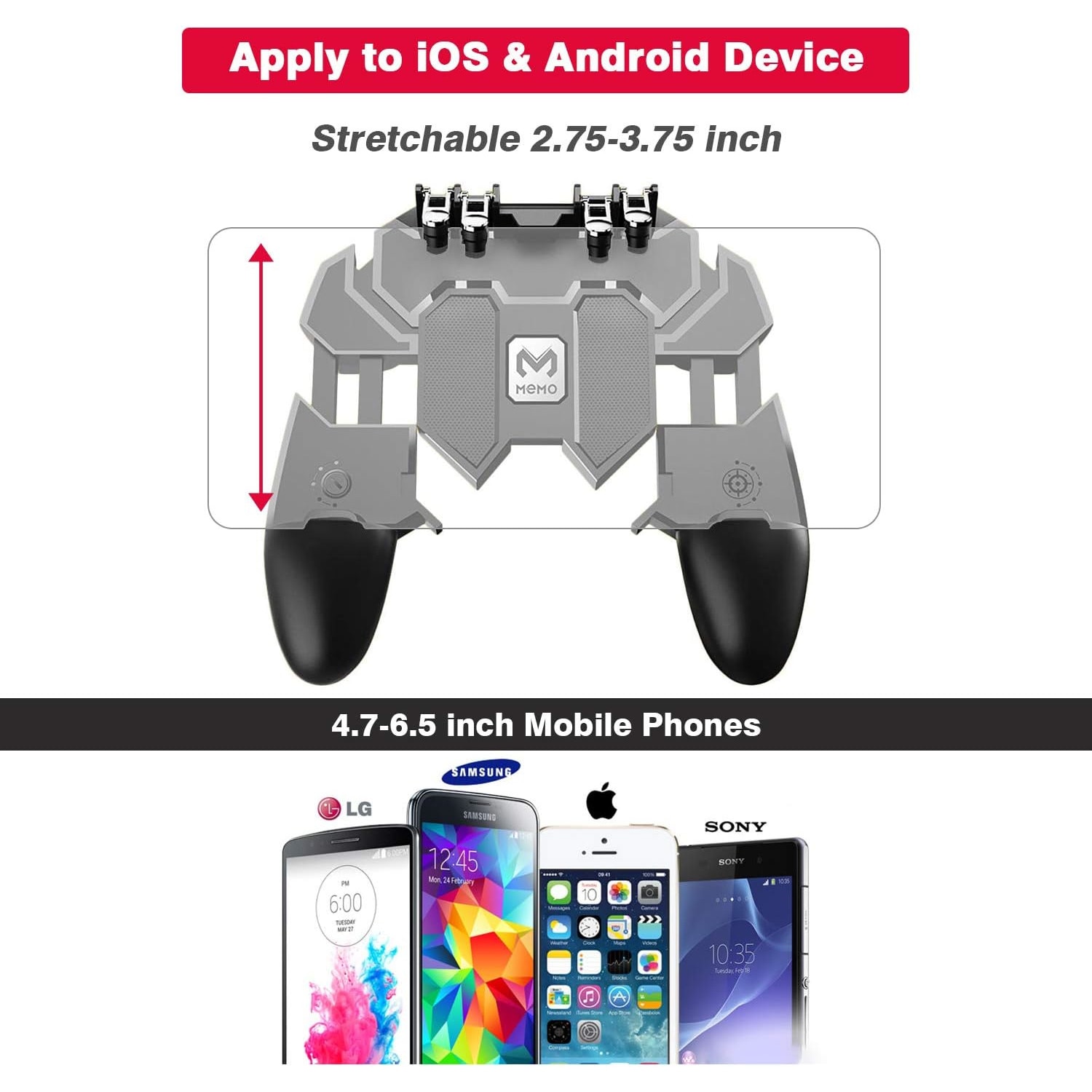 Controller telefon, 4 Triggere Mecanice, pentru Gaming, Model AK66 ...