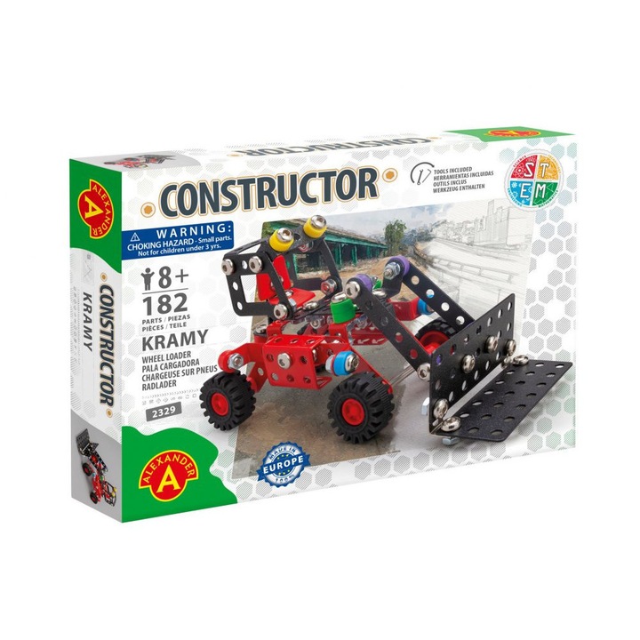 Игра Конструктор - Kramy, 183 части, STEM игра, 8+