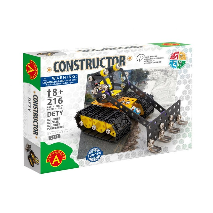 Игра Конструктор - Dety, 216 части, STEM игра, 8+