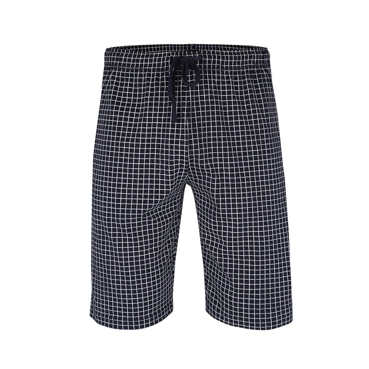 CECEBA CECEBA Men's Sleeping Pants - Bermuda, Pyjama Bottoms, Cotton, short 9861, Albastru