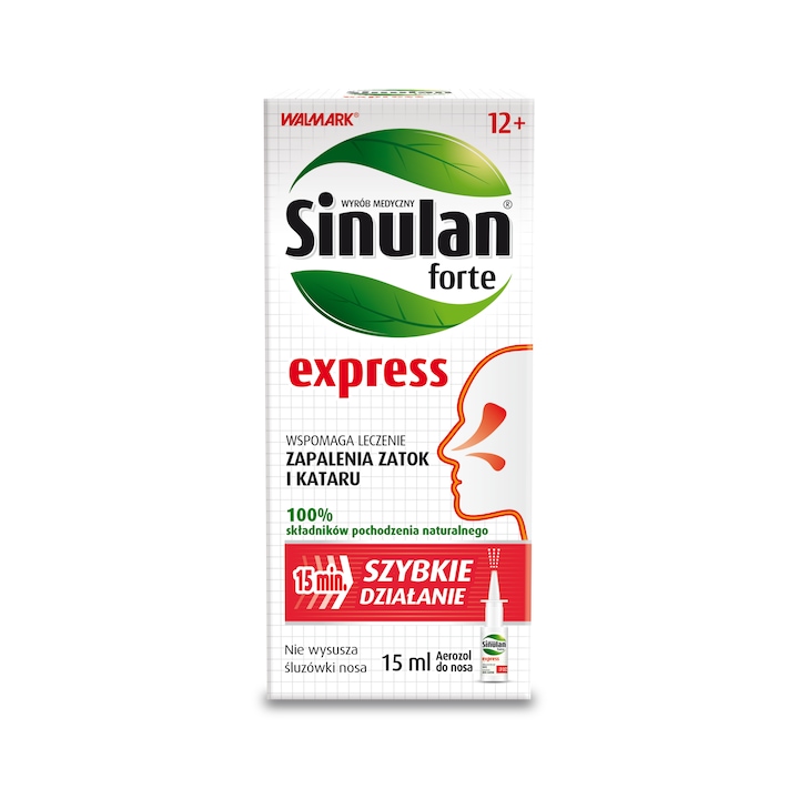 Sinulan Express Forte, Walmark, Spray nazal, 15 ml