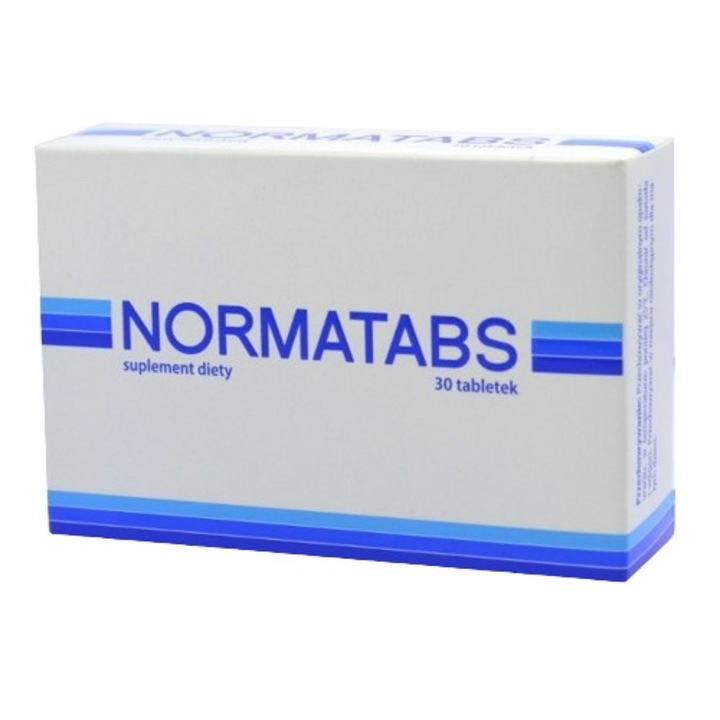 Supliment alimentar Aflofarm Normatabs, efecte antioxidante si protectoare, 30 tablete