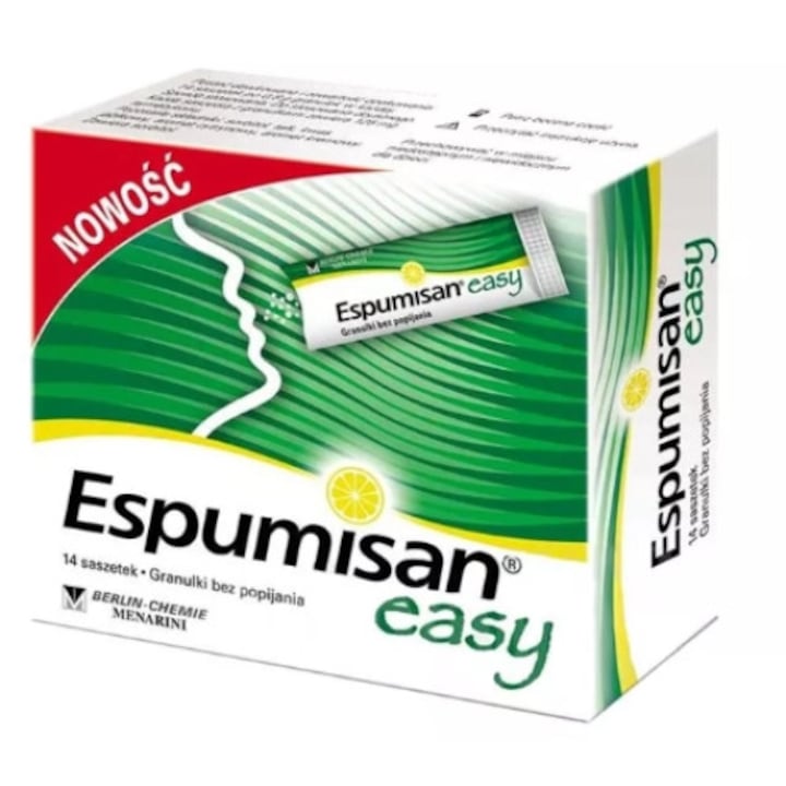 Granule pentru flatulenta, Berlin Chemie, Simeticona, 14 plicurix125mg