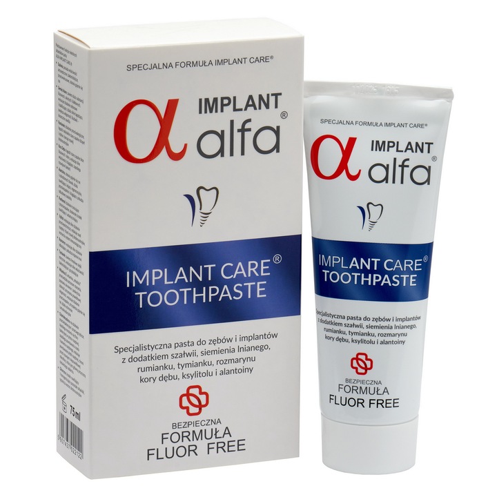 Nyugtató hatású fogkrém, Alfa, 75 ml