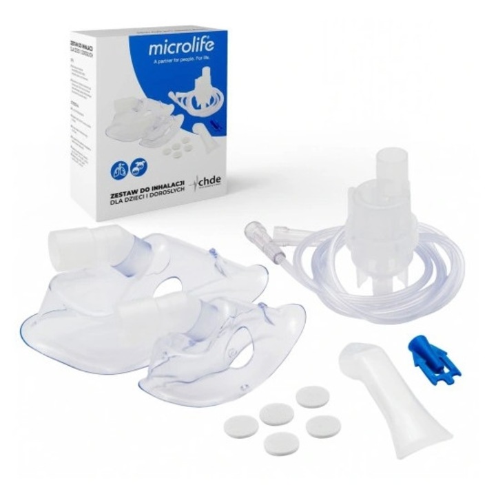 Комплект за инхалация, Microlife, Бял - eMAG.bg