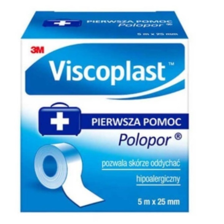 Универсално лепило, 3M, 5m x 25mm, бяло