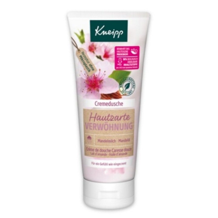 Kneipp érzékeny bőrhöz mandulatej-mandulaolajjal tusfürdő 200ml